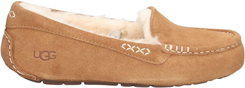 UGG Pantoffels Dames Sloffen / Instappers - Wol - Harde zool - Dichte hiel - Ansley - Cognac