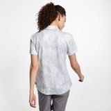 Nike Dri-Fit Aop Sport Polo Dames - Pure Platinum White