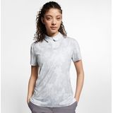 Nike Dri-Fit Aop Sport Polo Dames - Pure Platinum White