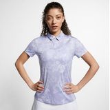 Nike - Nk Df Uv Polo Aop Summer Sportpolo - Paars - Dames