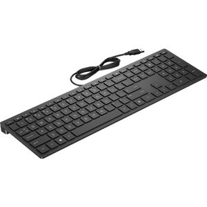 HP Pavilion 300 - Bedraad Toetsenbord - Qwerty - Zwart