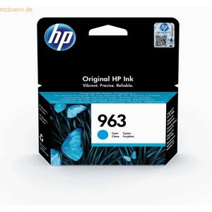 HP - 963 Inktcartridge - Cyaan - Standaard Capaciteit - Origineel