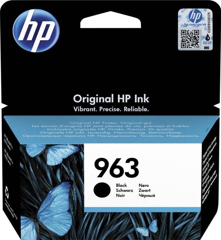 HP - 963 Inktcartridge - Zwart - Originele Inkt