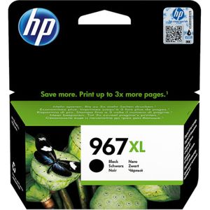 HP 967XL (MHD Blister dec-22) zwart (3JA31AE) - Inktcartridge - Origineel XXL