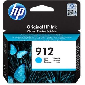 HP 912 Cyan Original Ink Cartridge inktcartridge 1 stuk(s) Origineel Normaal rendement