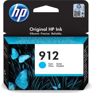 HP 912 Cyan Original Ink Cartridge inktcartridge 1 stuk(s) Origineel Normaal rendement