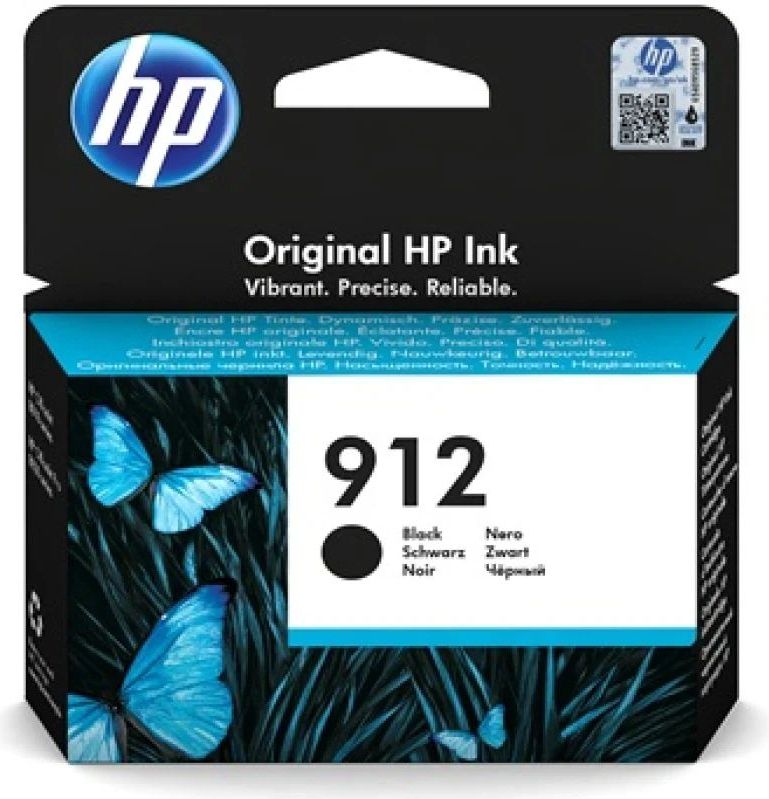 HP 912 (MHD Jan 2023) zwart (3YL80AE) - Inktcartridge - Origineel