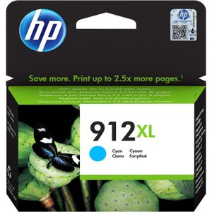HP 912 XL Inktcartridge Cyaan - Hoge Capaciteit