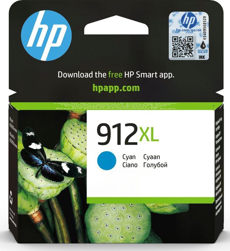 HP 912XL High Yield Cyan Original Ink Cartridge inktcartridge 1 stuk(s) Origineel Hoog (XL) rendement