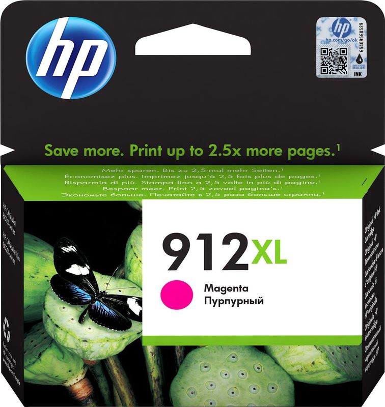 HP 912XL High Yield Magenta Original Ink Cartridge inktcartridge 1 stuk(s) Origineel Hoog (XL) rendement