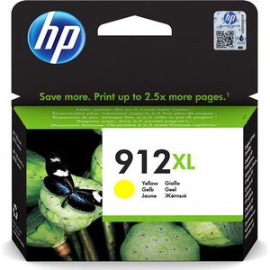 HP 912XL High Yield Yellow Original Ink Cartridge inktcartridge 1 stuk(s) Origineel Hoog (XL) rendement Geel