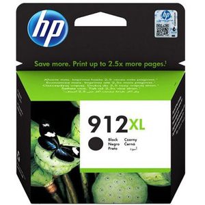 HP 912XL High Yield Black Original Ink Cartridge inktcartridge 1 stuk(s) Origineel Hoog (XL) rendement Zwart