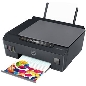 HP Smart Tank Plus 555, Draadloze Wifi kleuren inktjet printer voor thuis (Printen, kopiëren, scannen)