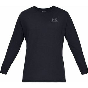 Under Armour - Sportstyle Left Chest - T-shirt - Zwart - Katoen