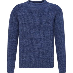 Barbour Trui Lamswol Knitted Navy - Heren