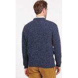 Barbour Trui Lamswol Knitted Navy - Heren