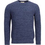 Barbour Trui Lamswol Knitted Navy - Heren