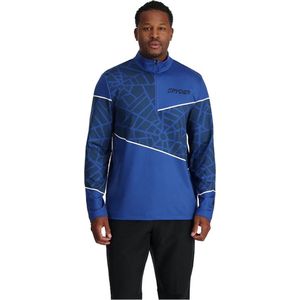Spyder Vital Zip Skipully Heren Blauw dessin