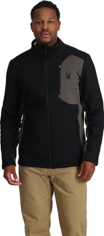 Spyder - Fleeces - Bandit Jacket Black voor Heren - Maat M - Zwart