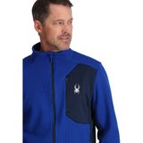 Spyder Bandit Fleece Voering Met Ritssluiting Blauw Man