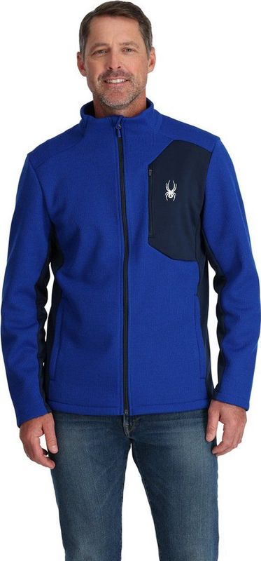 Spyder Bandit Fleece Voering Met Ritssluiting Blauw Man