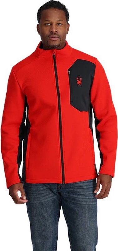 Spyder Fleece Vest Heren Rood