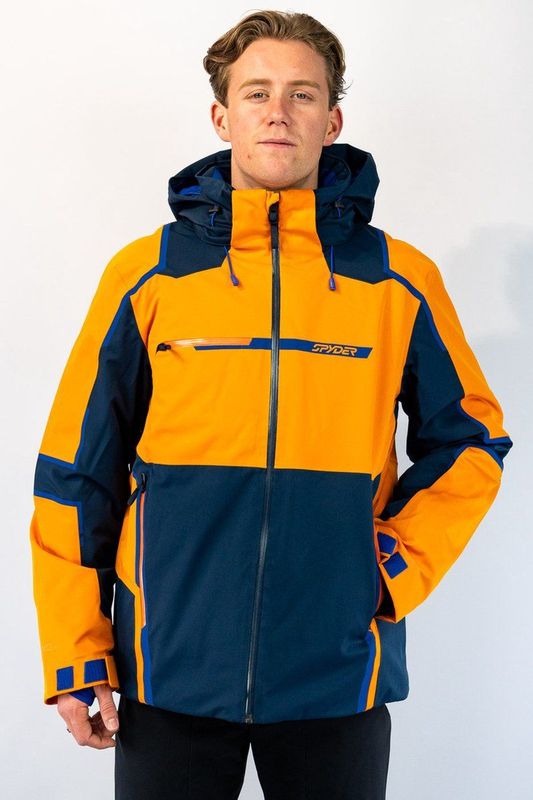 Spyder Ski Jas Titan Jacket Saffron - Heren