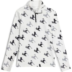 Spyder Vivid Sweatshirt Met Halve Rits Wit Vrouw