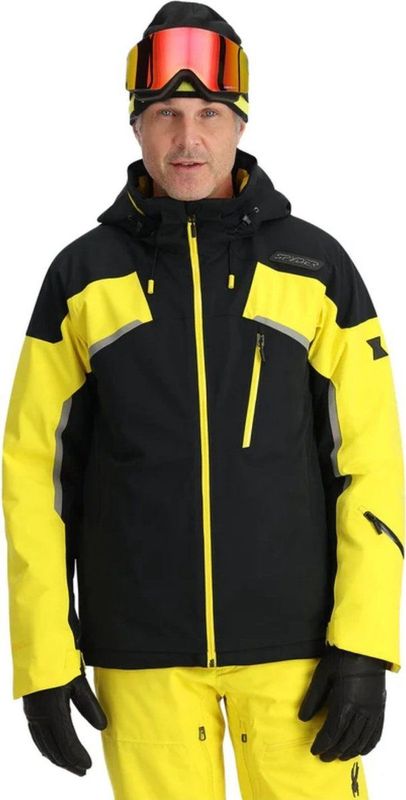 Spyder Leader Ski Jas Heren Geel