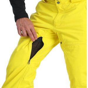 Spyder Skibroek Dare Acid Yellow met Verstelbare Bretels