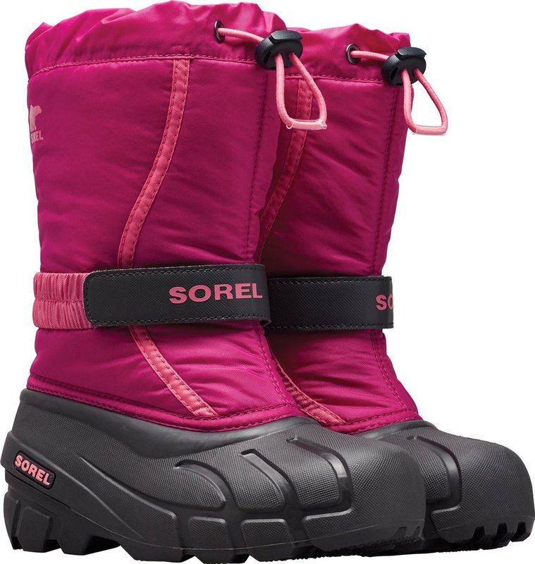 Sorel Winter Laarzen Flurry uniseks-volwassene Winterlaarzen , Rood Deep Blush Tropic Pink , 33 EU