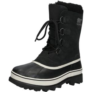 Sorel - Caribou Wp - Winterlaarzen - Zwart/Dark Stone - Nubuckleer/Rubber