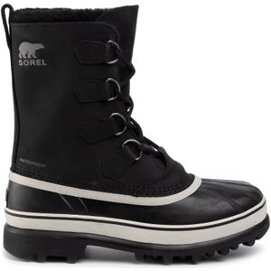 Sorel - Caribou - Snowboot - Zwart - Nubuck Leer - Waterdicht