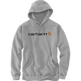 Carhartt Logo Loose Fit Hoodie Grijs