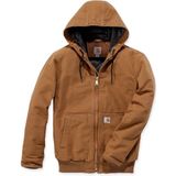Carhartt - Duck Active Jas - Zwart - Katoen - Gevoerd met Thinsulate