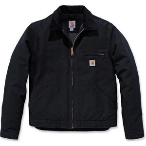 Carhartt Duck Detroit Jacket - Zwarte Winterjas voor Heren
