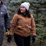 Carhartt - Loose Fit Washed Duck Insulated Active Jack - Winterjas - Zwart - 100% Katoen