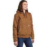 Carhartt - Loose Fit Washed Duck Insulated Active Jack - Winterjas - Zwart - 100% Katoen