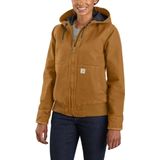 Carhartt - Loose Fit Washed Duck Insulated Active Jack - Winterjas - Zwart - 100% Katoen