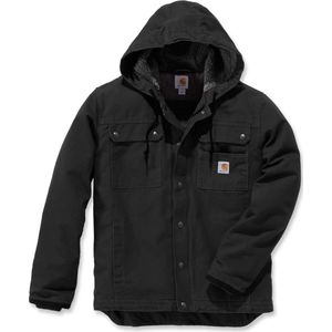 Carhartt - Relaxed Fit Washed Duck Sherpa-Lined Jacket - Groen - Katoen