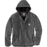 Carhartt - Relaxed Fit Washed Duck Sherpa-Lined Utility Jacket - Groen - 100% Katoen