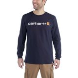 Carhartt Herren T-Shirt Core Logo T-Shirt L S Navy
