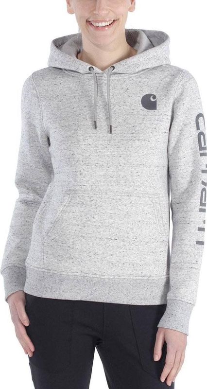 Carhartt Damen Sweatshirt Clarksburg Graphic Sweatshirt Asphalt Heather Nep