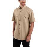 Carhartt Hemd Loose Chambray S S Shirt Dark Tan Chambray