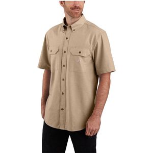 Carhartt Hemd Loose Chambray S S Shirt Dark Tan Chambray