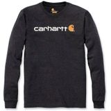 Carhartt Herren T-Shirt Core Logo T-Shirt L S Heather Grey
