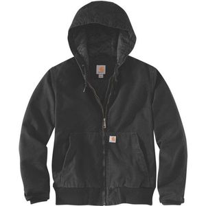 Carhartt - 104053 - Werkjas - Zwart - Katoen - Duurzaam en Warm