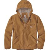 Carhartt - Washed Duck Sherpa Lined Jacket - Bruin - Katoen