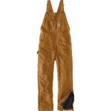 Carhartt - Men Firm Duck Insulated Bib Overall - Bruin - Werkoverall