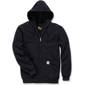 Carhartt Sweatshirt Midweight Hooded Zip Front Sweatshirt Black